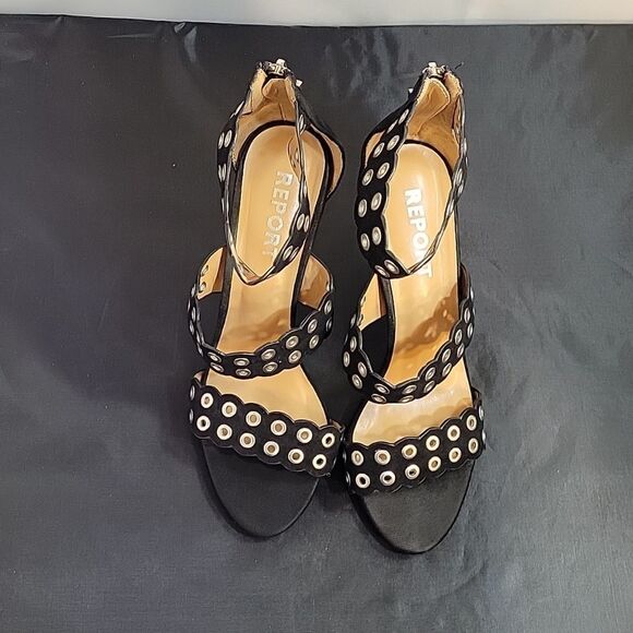 REPORT WOMEN"S APOLLO SANDAL STILETTOS OPEN-TOE HEEL - Picture 4 of 15